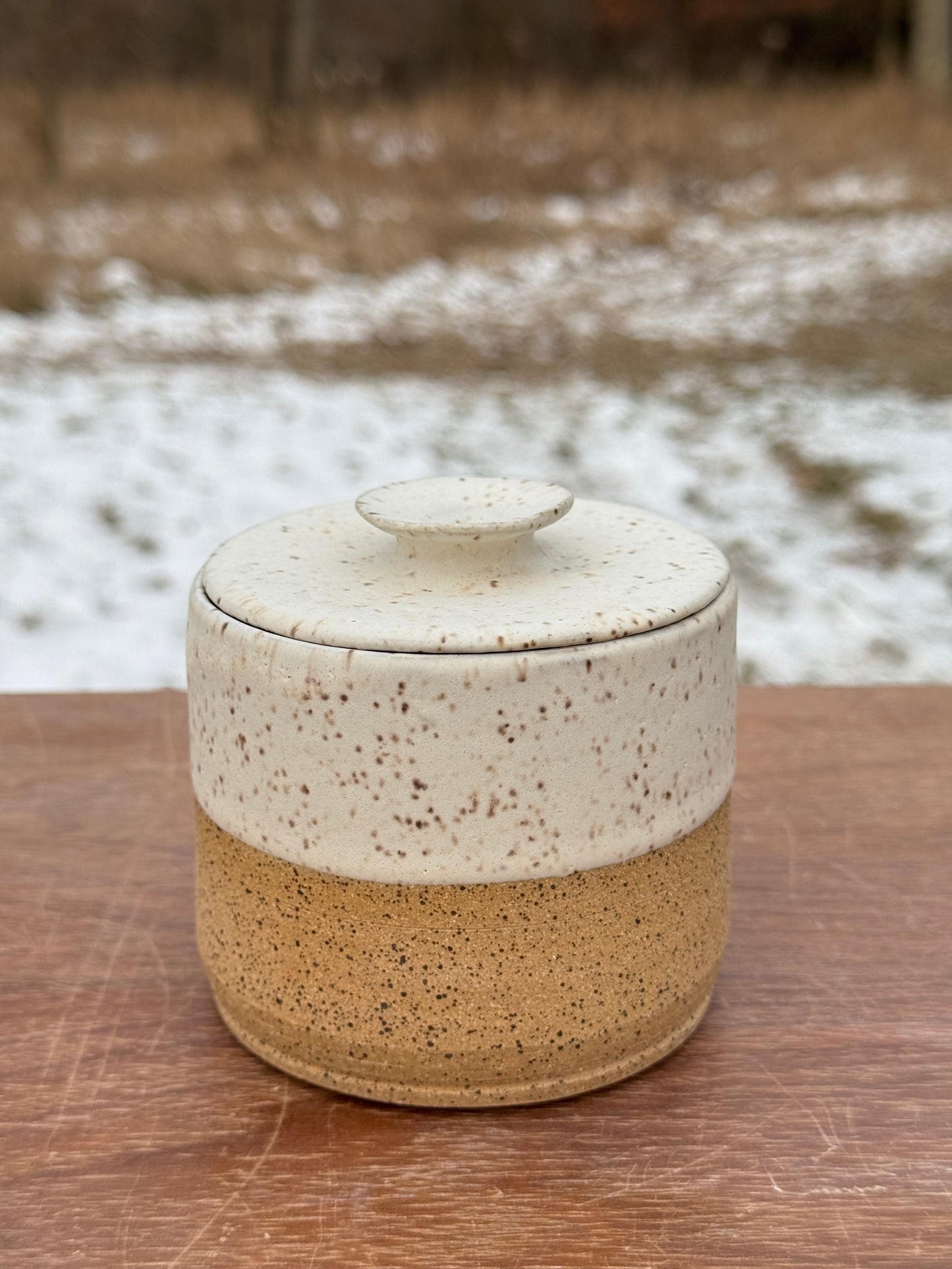 French butter crock