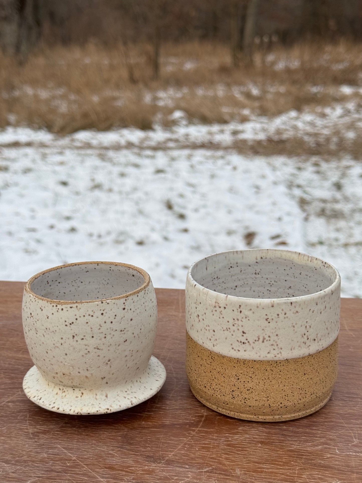 French butter crock