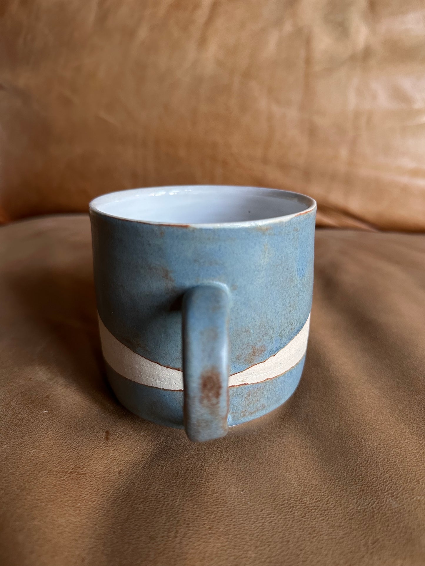 Wraparound stripe mug