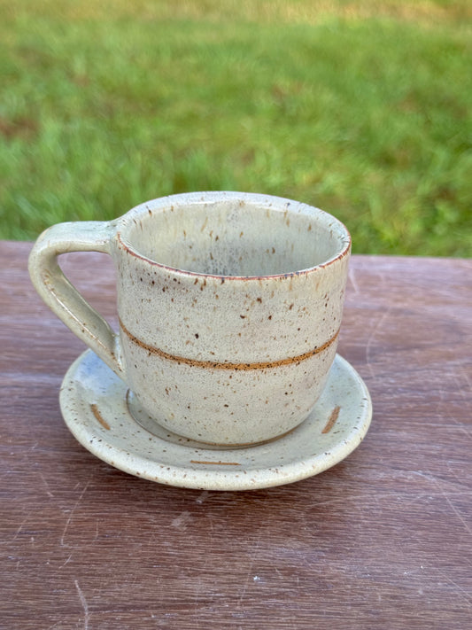 Espresso cup and saucer