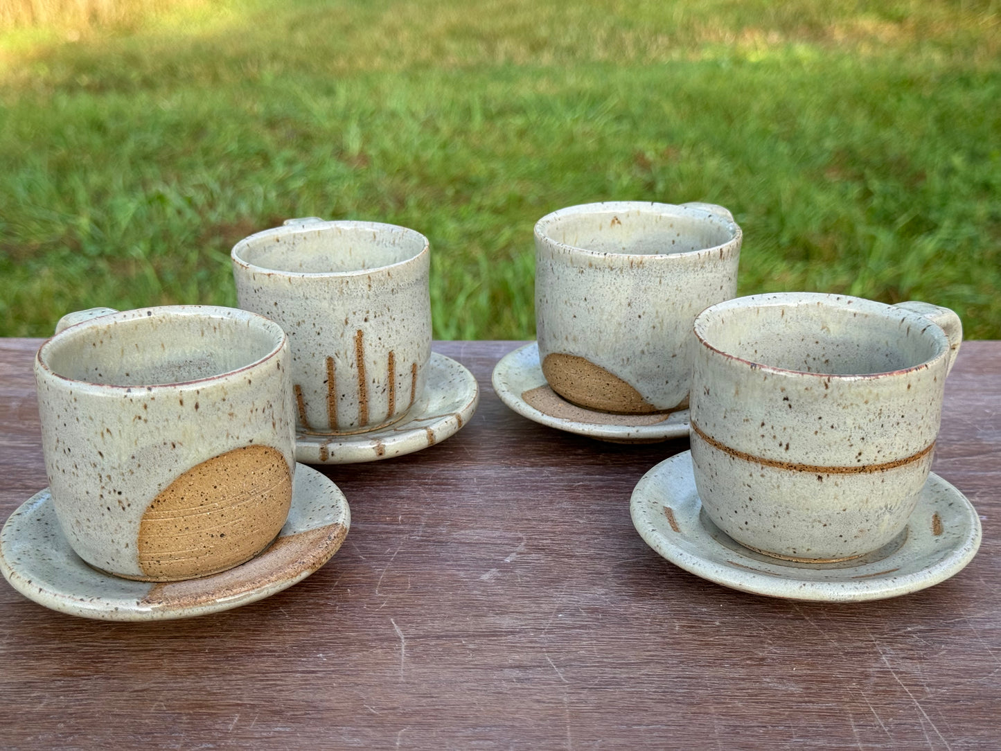 Espresso cup and saucer, set of 4